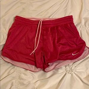 SOLD Nike shorts pink mesh xs